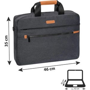 Produktbild für Laptoptasche Pedea Elegance Pro, schwarz