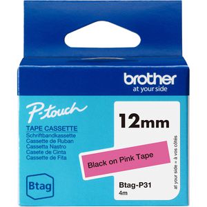 Produktbild für Schriftband Brother Btag-P31, 12mm