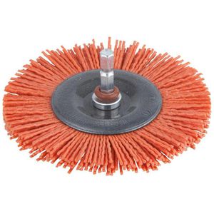 Drahtbürste Wolfcraft gewellt, Scheibenbürste
