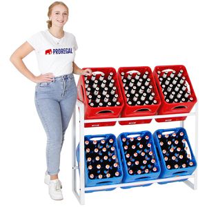 Produktbild für Getränkekistenregal PROREGAL Königssee, für 6 Kisten