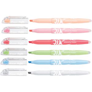 Textmarker Pilot Frixion Light Natural, 6 Stück