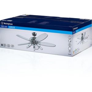 Produktbild für Deckenventilator Westinghouse Arius, 72559, Ø 132cm
