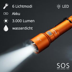 Produktbild für Taschenlampe Fenix C7, LED, aufladbar