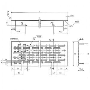Produktbild für Lüftungsgitter SO-TECH 123872, schwarz, Aluminium