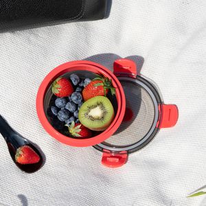 Produktbild für Frischhaltedose Lurch Up &amp; Down, aus Silikon / Kunststoff