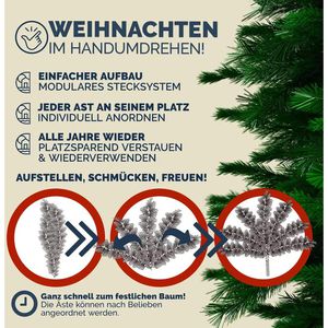 Produktbild für Weihnachtsbaum CASARIA 107681, 140cm
