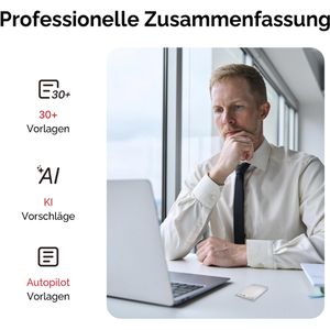 Produktbild für Diktiergerät Plaud Note Silver