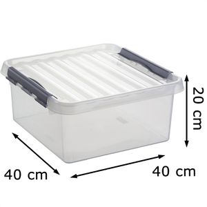 Produktbild für Aufbewahrungsbox Sunware Q-Line Box 81000609, 18L