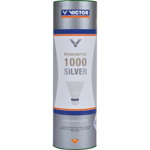 Produktbild für Badminton-Bälle VICTOR Nylon Shuttle 1000 Silver