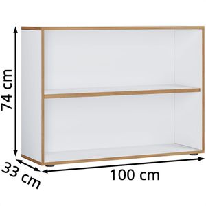 Produktbild für Aktenregal VCM Salia 920710, aus Holz