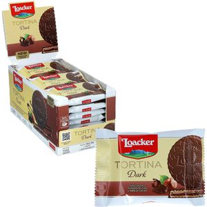 Waffeln Loacker Tortina Dark Hazelnut, Waffeltörtchen