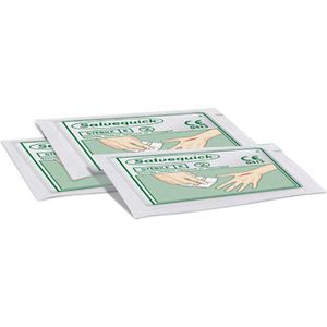 Produktbild für Wundreinigungstücher Salvequick 3237, alkoholfrei