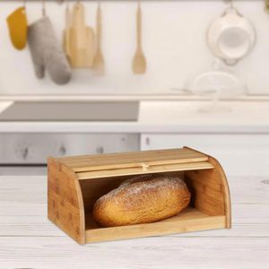 Produktbild für Brotkasten Relaxdays 10016656, Bambus
