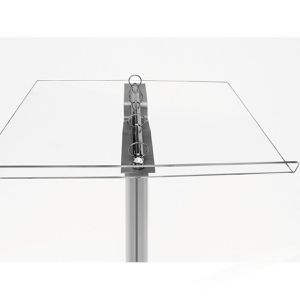 Produktbild für Infoständer Update-Displays aus Aluminium, silber, 2 x A4