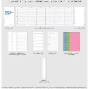 Produktbild für Systemplaner Filofax Domino Soft Organiser DuckEgg