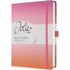 Produktbild für Notizbuch Sigel Jolie Gradient Sunset, JB103, Stoff Hardcover