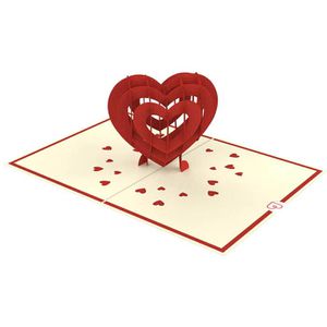 Produktbild für Grußkarten papercrush 3D Herz