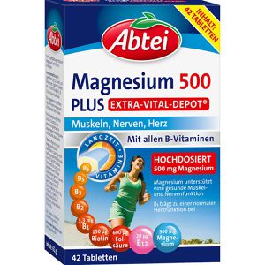 Produktbild für Magnesium Abtei Plus Depot, 42 Tabletten
