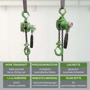 Produktbild für Kettenzug Trutzholm 73917, Hebelzug