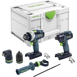 Combo-Kit Festool TID 18 Basic-Set TPC 18/4, Akku