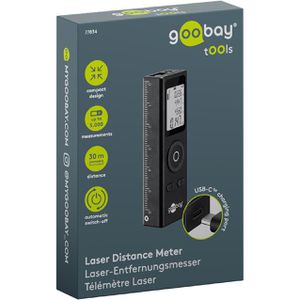 Produktbild für Laser-Entfernungsmesser Goobay 77834