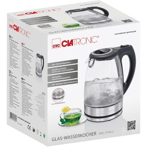 Produktbild für Wasserkocher Clatronic WKS 3744 G, transparent