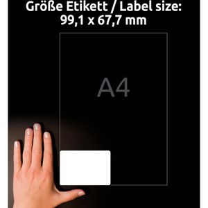 Produktbild für Folienetiketten Zweckform L7914-40 ultra-resistent