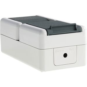 Produktbild für Steckdose Jung 876 W, WG 800, IP44, Aufputz