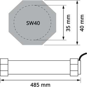 Produktbild für Rohrmotor Rademacher RolloTube M-Line MLIS 10/16PZ