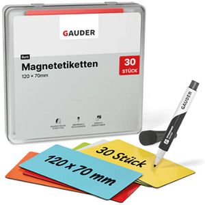 Produktbild für Magnetschilder Gauder ME-120x70, farbig sortiert