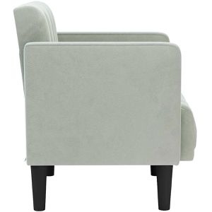 Produktbild für Loungesessel vidaXL 4100553, hellgrau