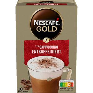 Kaffee Nescafe Gold Cappuccino, entkoffeiniert