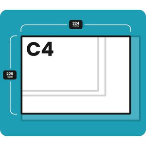 Produktbild für Versandtaschen Netuno weiß, C4