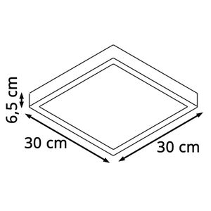 Produktbild für Deckenleuchte SLV Ainos, schwarz, LED