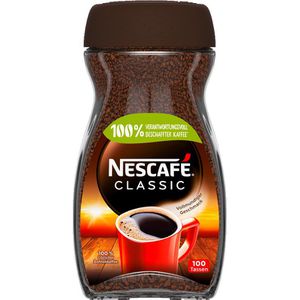 Nescafe Kaffee Classic, löslicher Kaffee, im Glas, 200g