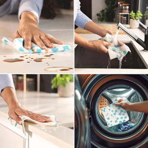 Produktbild für Allzwecktuch Vileda PRO CLEAN Universal Tuch, 32 x 34 cm