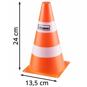 Produktbild für Lernspielzeug Idena 40085, Pylonen orange / weiß