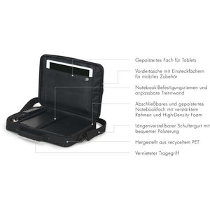 Produktbild für Laptoptasche Dicota Eco Multi Plus Scale, schwarz