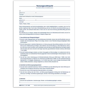 Produktbild für Patientenverfügung RNK 2895