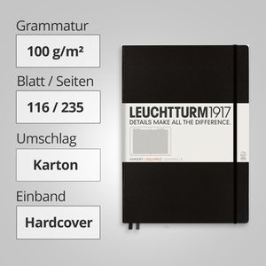 Produktbild für Notizbuch Leuchtturm1917 Master, Karton Hardcover