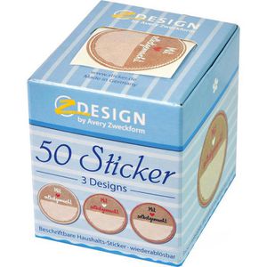 Produktbild für Sticker Zweckform 56818 Z-Design Haushalts-Sticker