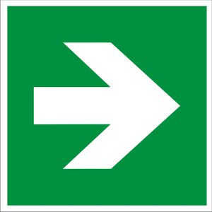 Hinweisschild Abtec ISO 7010 E006, Kunststoff