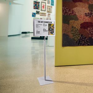 Produktbild für Infoständer Böttcher-AG Classic aus Aluminium, silber, A3