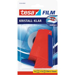 Produktbild für Klebebandabroller Tesa 57320, rot/blau