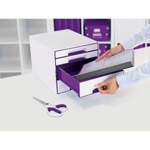 Produktbild für Schubladenbox Leitz 5213-20-62, WOW Cube, A4