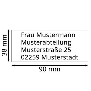 Produktbild für Brother-Etiketten Brother DK-11208, weiß