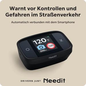 Produktbild für Radarwarner Needit Drive One Pro, 7610, mit Akku &amp; Display
