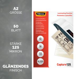 Produktbild für Laminierfolien Fellowes 53093, DIN A2