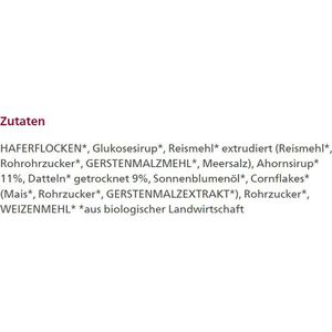 Produktbild für Müsliriegel Alnatura Ahorn-Dattel, BIO