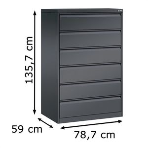 Produktbild für Karteischrank CP-Möbel Acurado C2000, für DIN A5